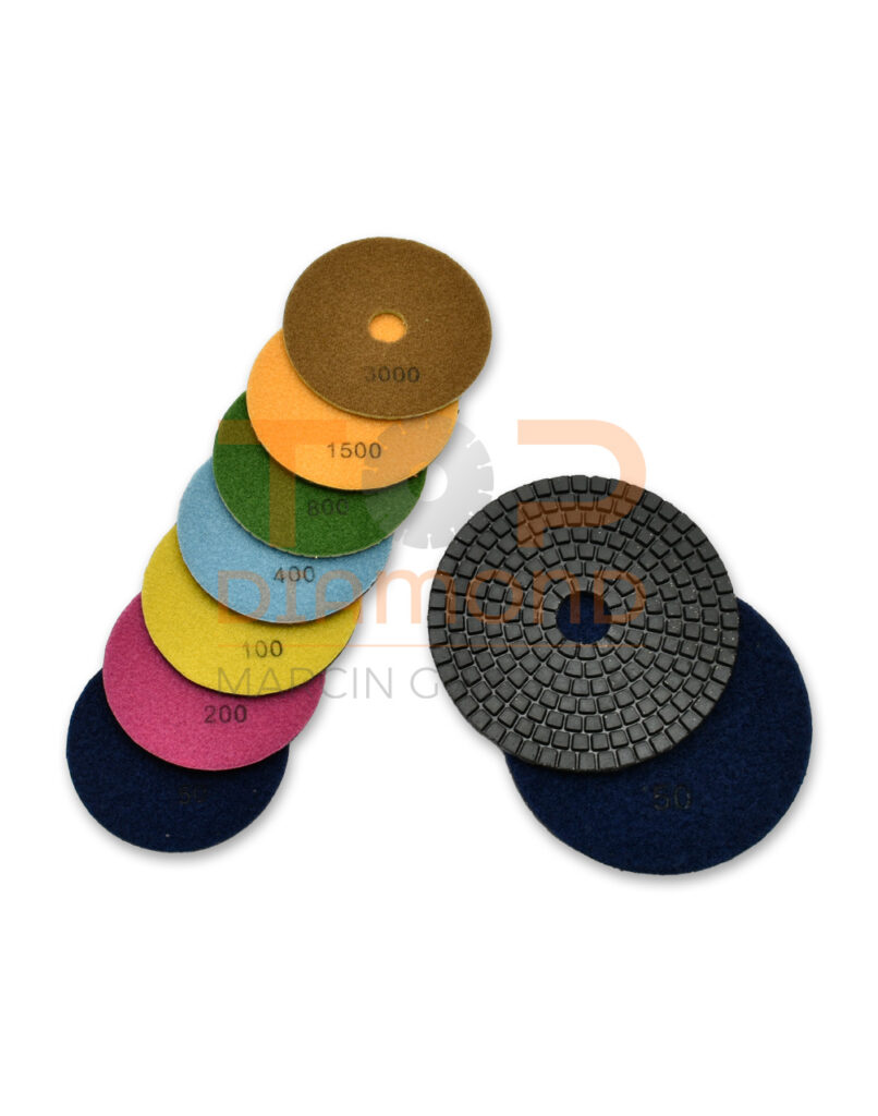 TARCZE DO POLEROWANIA NA MOKRO WŁOSKIE 100mm