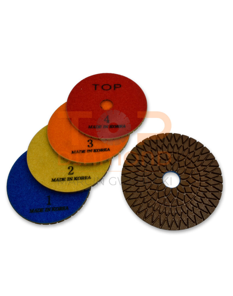 TARCZA DO POLEROWANIA 100mm 4STEP PREMIUM