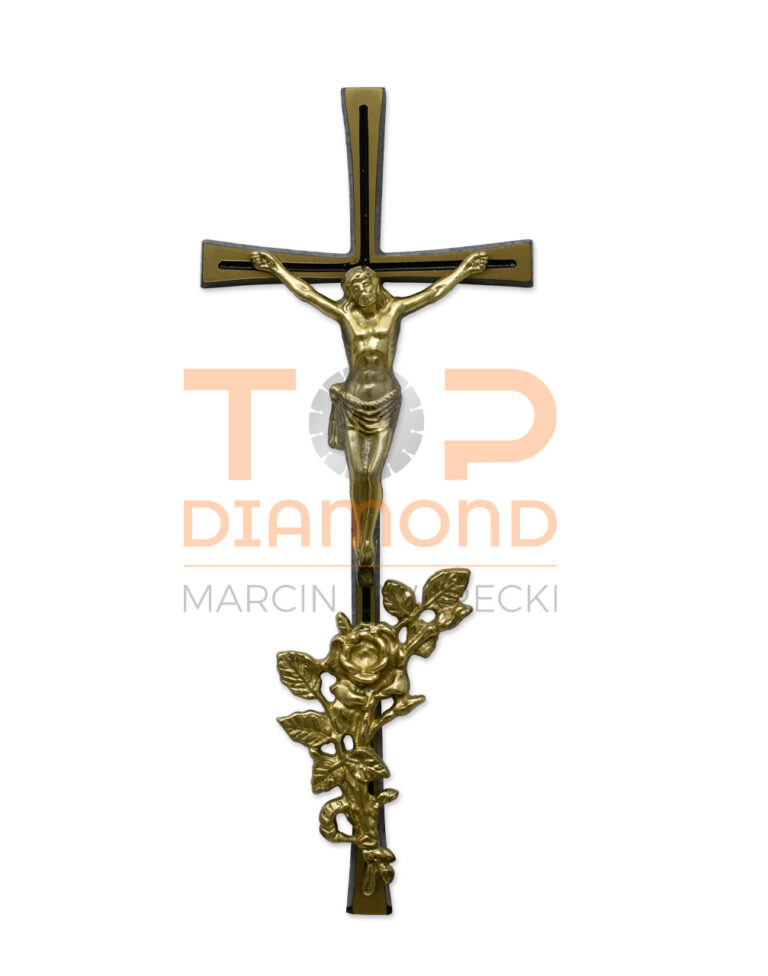 POL KRZYŻ 37 cm RÓŻA