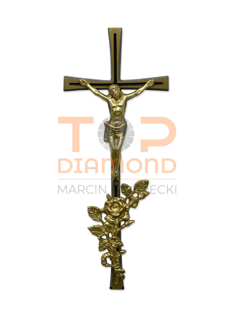 POL KRZYŻ 37 cm RÓŻA