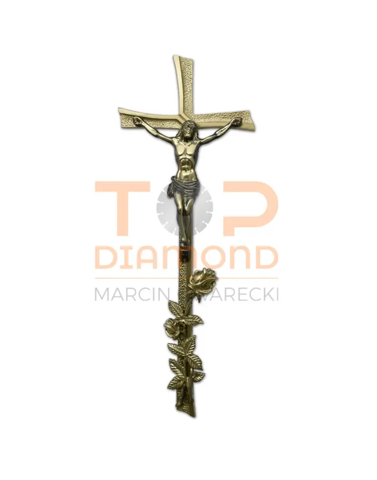 POL KRZYŻ GROSZEK SZABLA DUŻY Z RÓŻĄ