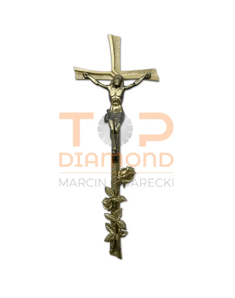 POL KRZYŻ GROSZEK SZABLA DUŻY Z RÓŻĄ