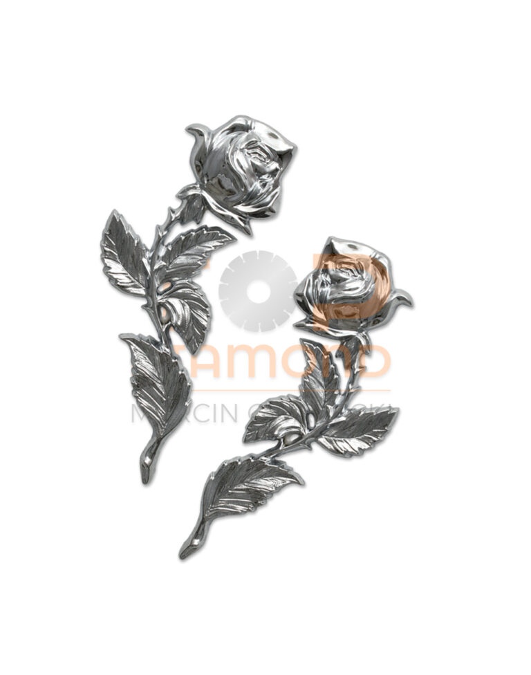 RÓŻA MOSIĘŻNA 24cm CHROM