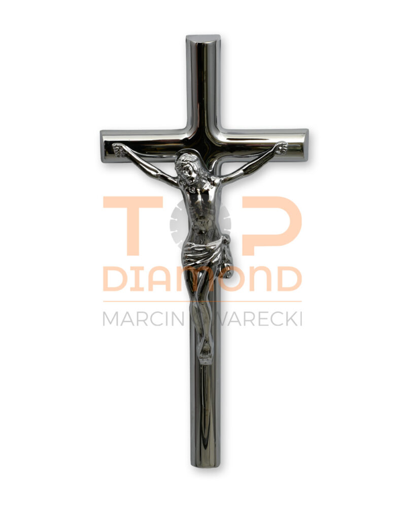 KRZYŻ F-19/50 ZAOKRĄGLONY RURKA 50cm CHROM