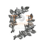 RÓŻA MOSIĘŻNA BUKIECIK 18cm CHROM