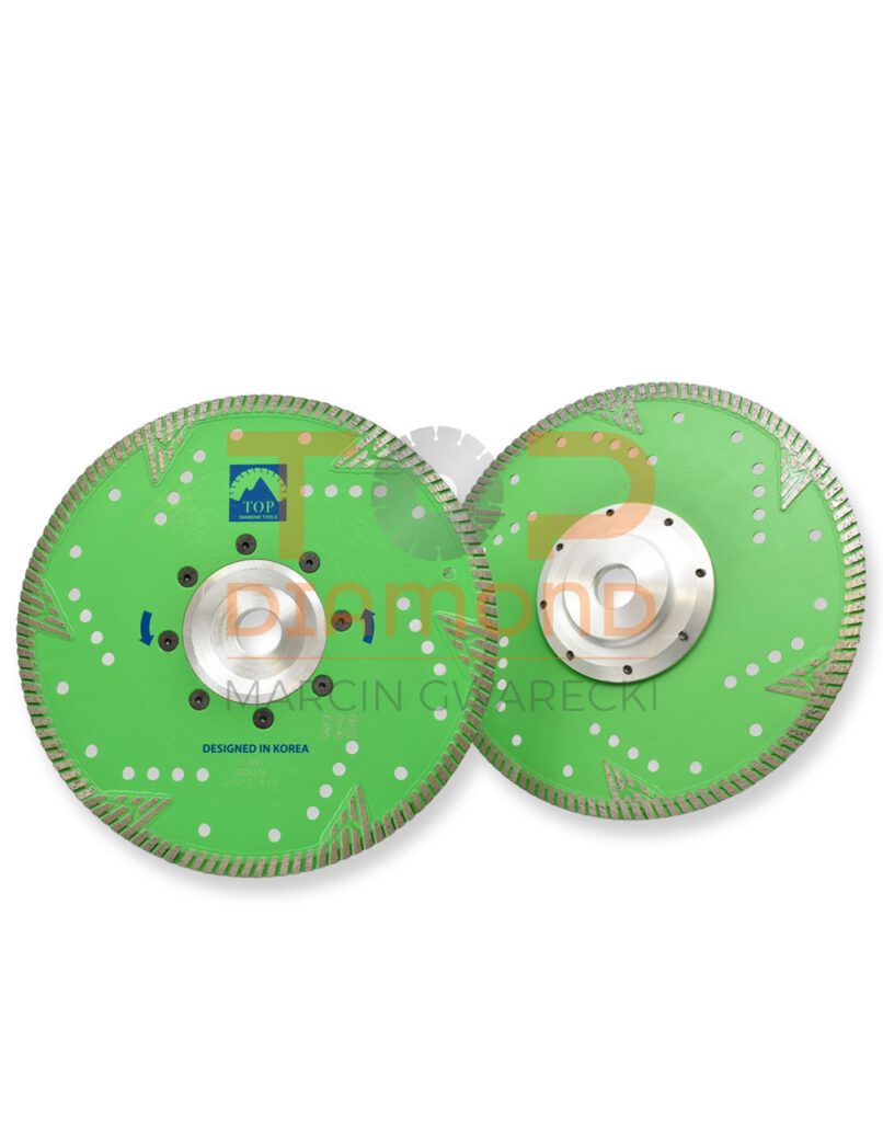 TARCZA TURBO GRANIT PROFESSIONAL ZIELONA (125 mm / 180 mm / 230 mm)