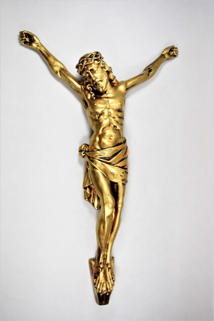 KORPUS JEZUSA CHRYSTUSA 63cm ZŁOTY