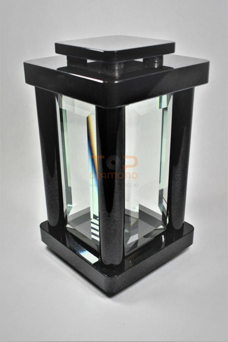 LAMPION GRANITOWY SZWED KWADRATOWY