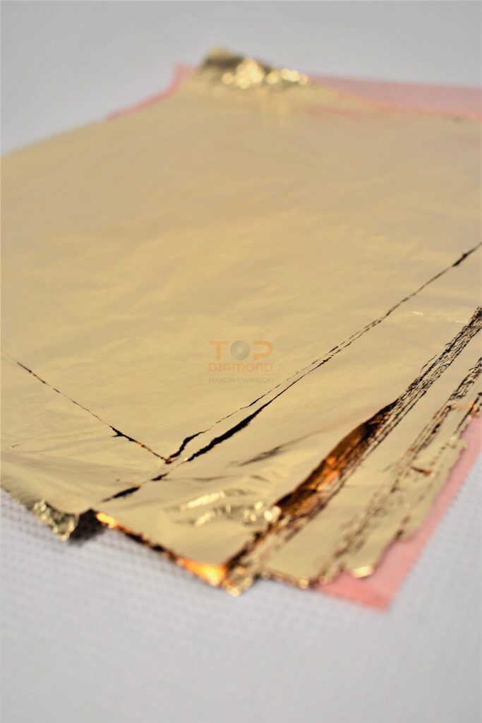 SZLAGMETAL ZŁOTO 16x16 100 PŁATKÓW