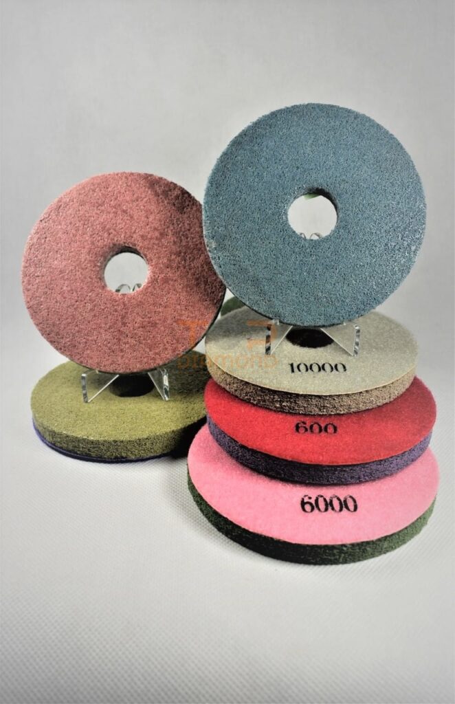 PIANKI DO POLEROWANIA KWARCU / MARMURU 125mm