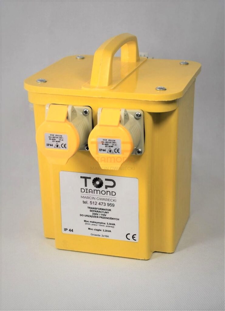 TRANSFORMATOR SEPARACYJNY 230/110V STO3300