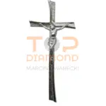 KRZYŻ Z WIZERUNKIEM MOSIĘŻNY SZABLA CHROM