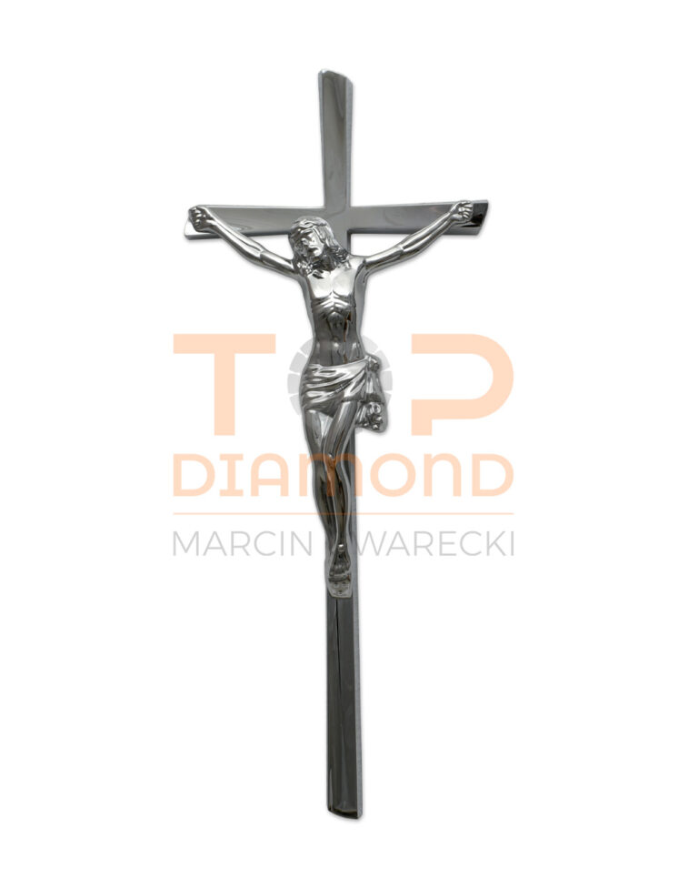 KRZYŻ Z WIZERUNKIEM MOSIĘŻNY MUNDIAL CHROM