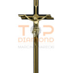 KRZYŻ Z WIZERUNKIEM MOSIĘŻNY 50cm ZŁOTY