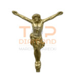 WIZERUNEK CHRYSTUSA MOSIĘŻNY PRAWOSŁAWNY ZŁOTY