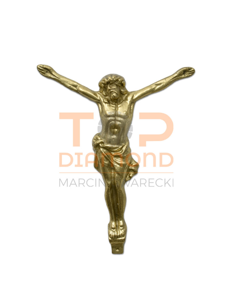 WIZERUNEK CHRYSTUSA MOSIĘŻNY PRAWOSŁAWNY ZŁOTY