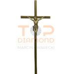 KRZYŻ Z PASYJKĄ Z CIEMNIEJSZYMI BOKAMI 45 cm