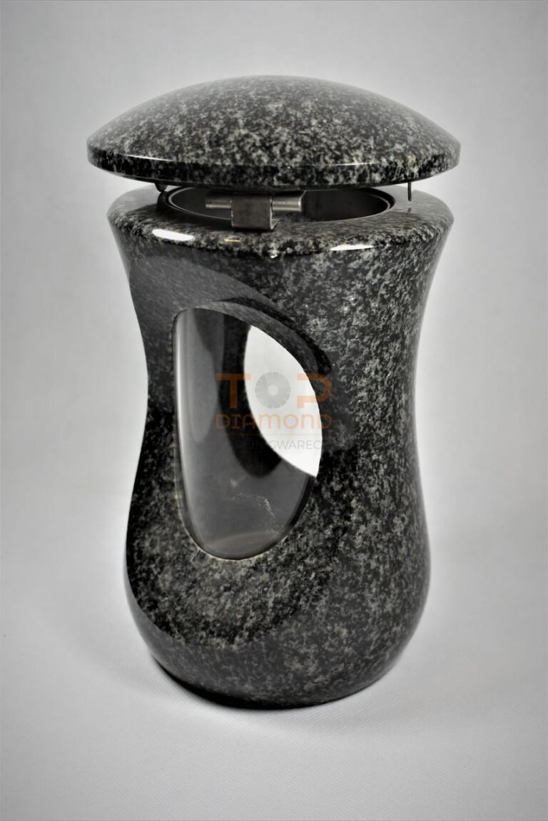 LAMPION GRANITOWY OWALNY
