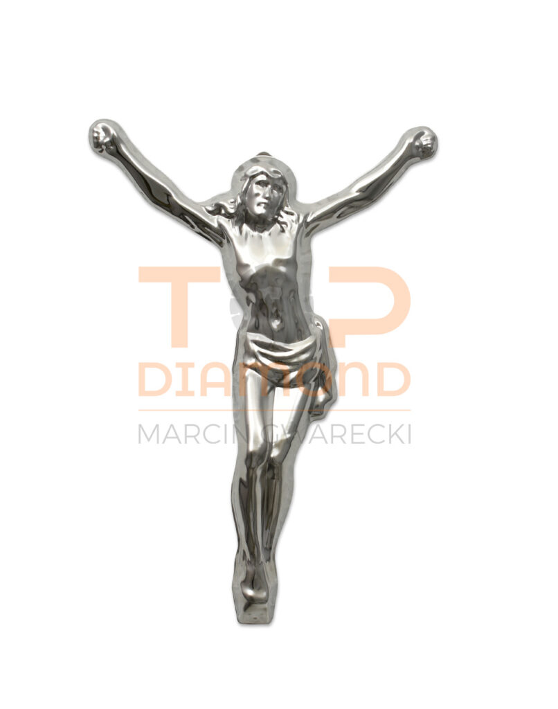 WIZERUNEK CHRYSTUSA ZE STALI NIERDZEWNEJ 15/21/26cm
