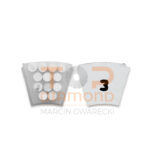 KOSTKI BIAŁE 3 MAŁE