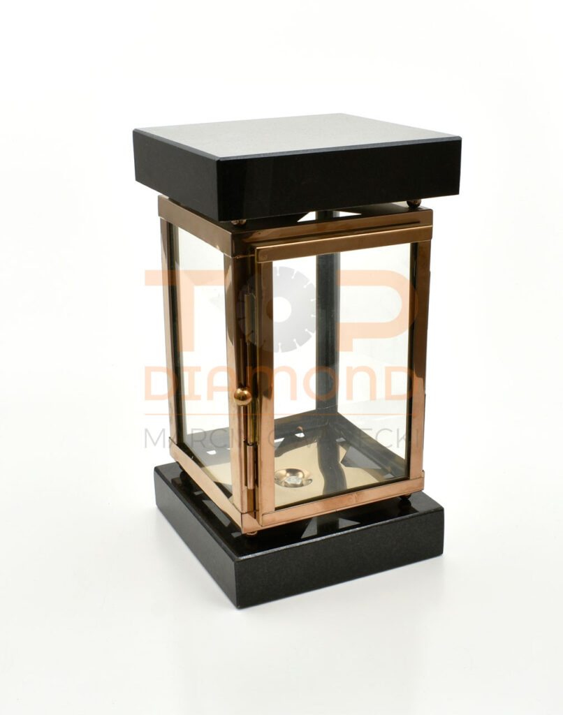 LAMPION LK KWADRATOWY+JASNE ZŁOTO+IMPALA