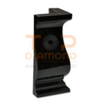 NAROŻNIK Z ŻYWICY FORTEPIAN CZARNY