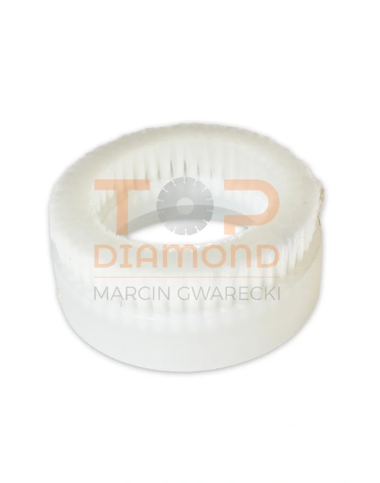 SZCZOTKA DO PIASKOWANIA TRZYRZĘDOWA Z KOŁNIERZEM