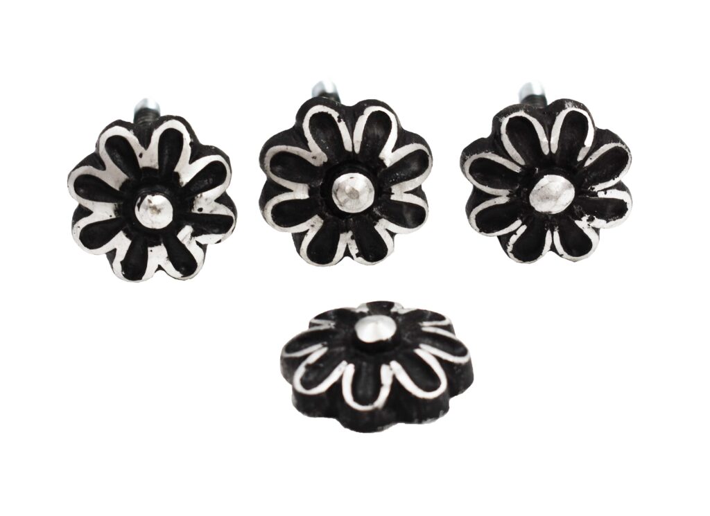 ROZETA ALUMINOWA CZARNA 3,5cm