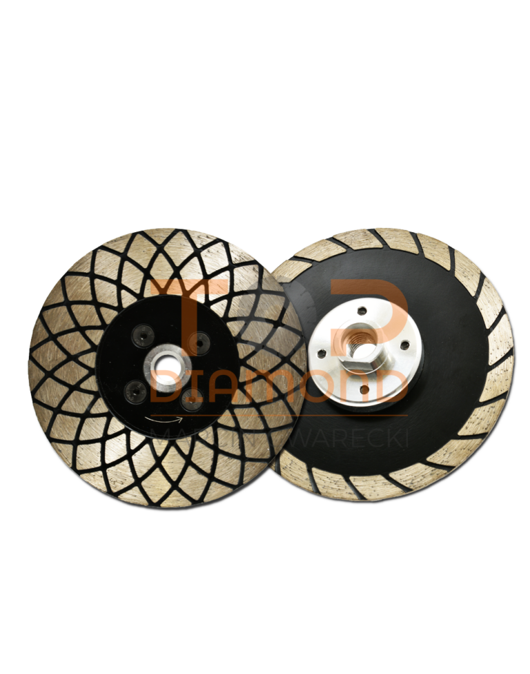 PIŁA 125mm FLOWER Z FLANSZĄ M14