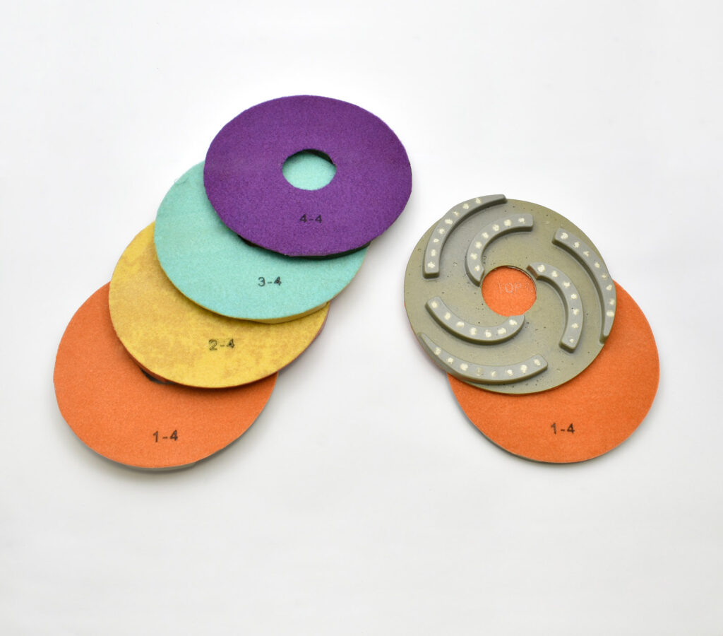 RZEP DO POLEROWANIA PŁASZCZYZN 250mm STEP 1-4