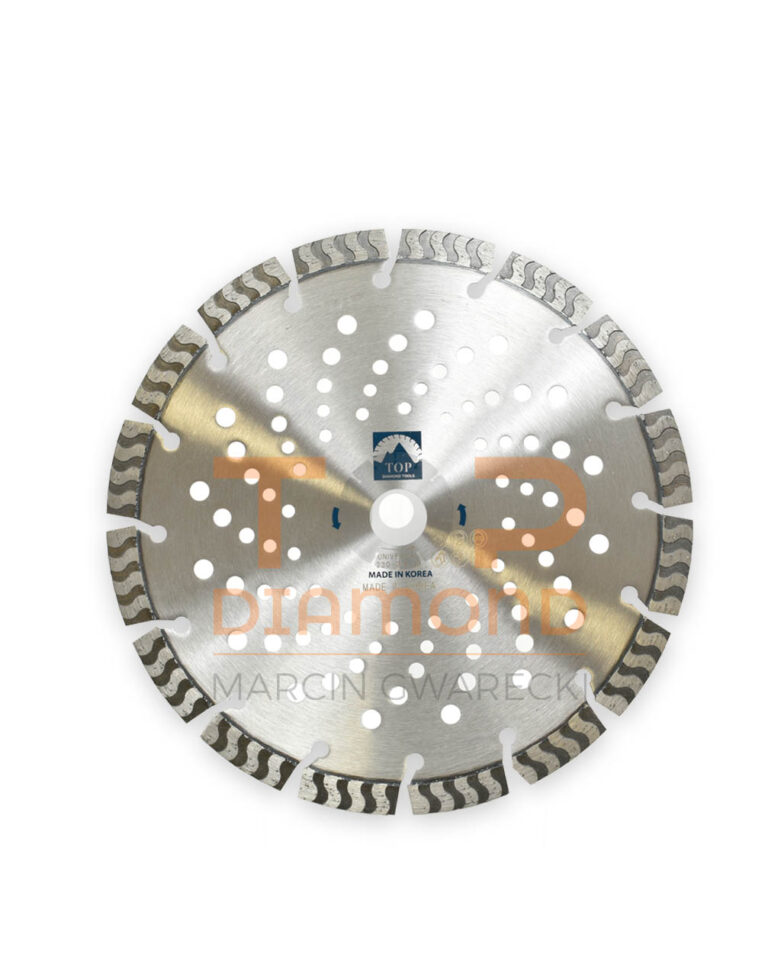 TARCZA DIAMENTOWA LASER SEGMENT S-TURBO (125mm/ 230mm/ 230mm na flanszy) - 230 mm