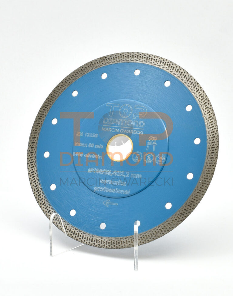 TARCZA DIAMENTOWA PROFESSIONAL (125 mm/ 125mm M14/ 150mm M14/ 230mm) - 125 mm na flanszy