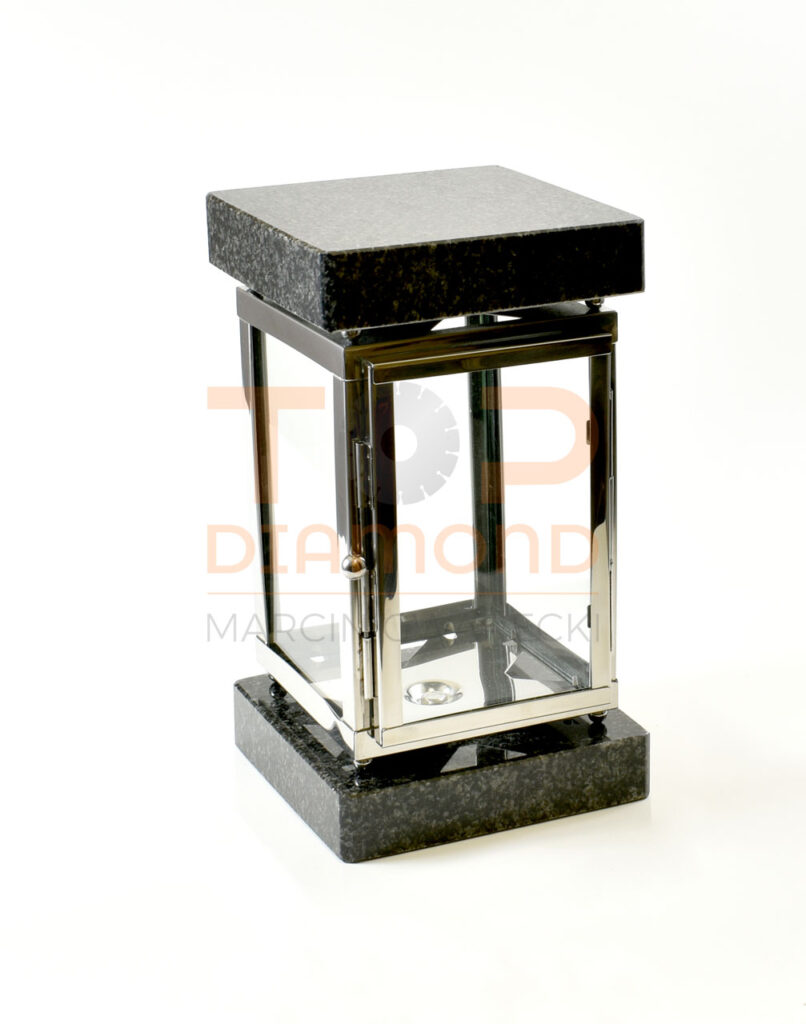 LAMPION LK KWADRATOWY+SREBRO+IMPALA