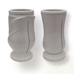 WAZON Z ŻYWICY MROZOODPORNY BIAŁY