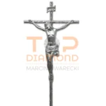 KRZYŻ MOSIĘŻNY "DRZEWKO INRI" CHROM