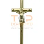 KRZYŻ F-19/50 ZAOKRĄGLONY RURKA 50cm POLEROWANY
