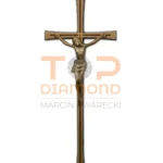 KRZYŻ ALUMINIOWY BRĄZ ROMANO