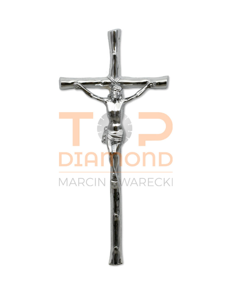 KRZYŻ MOSIĘŻNY ZE WZOREM DRZEWKA CHROM