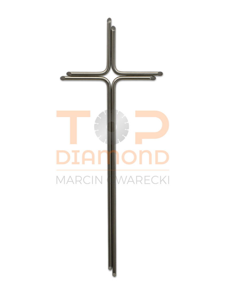 KRZYŻ ZE STALI NIERDZEWNEJ 50cm K/O
