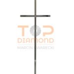 KRZYŻ ZE STALI NIERDZEWNEJ SZTORC 10x20mm