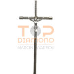 KRZYŻ ZE STALI NIERDZEWNEJ KRĘCONY