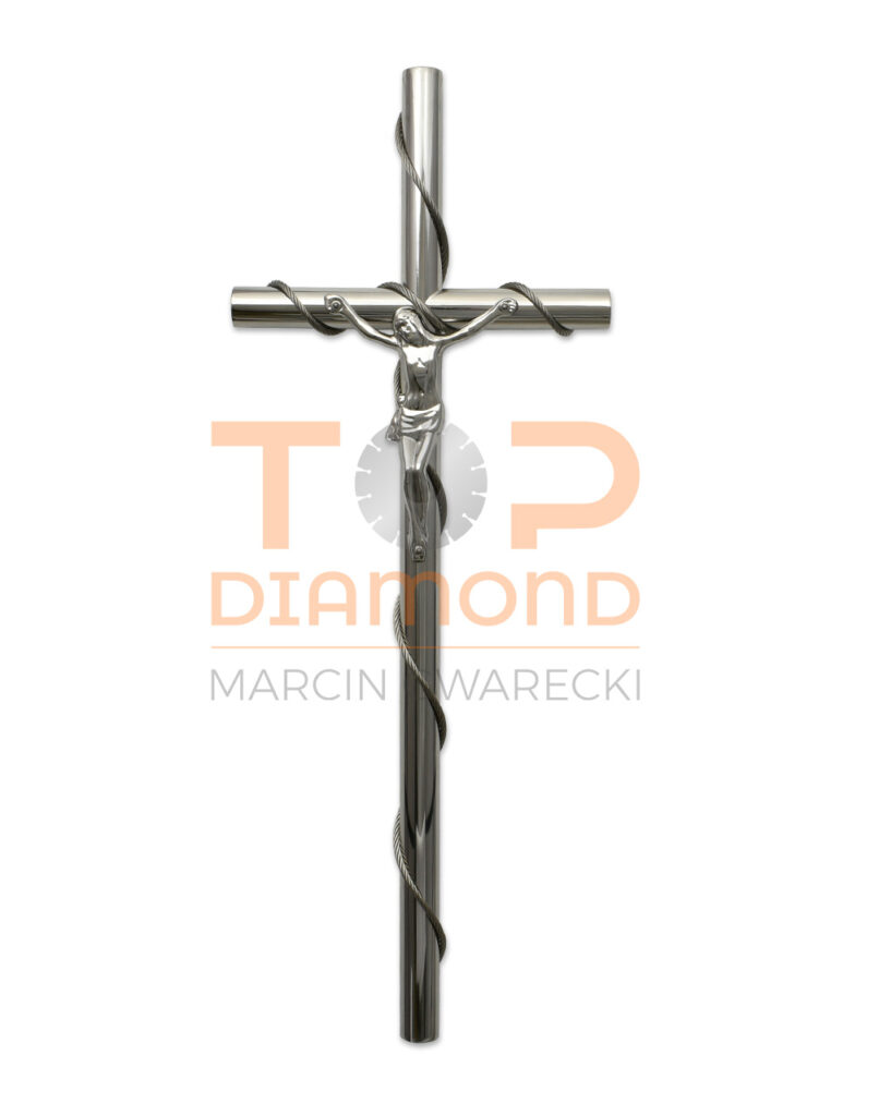 KRZYŻ ZE STALI NIERDZEWNEJ LINA