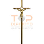 KRZYŻ ZE STALI NIERDZEWNEJ 50cm K/O