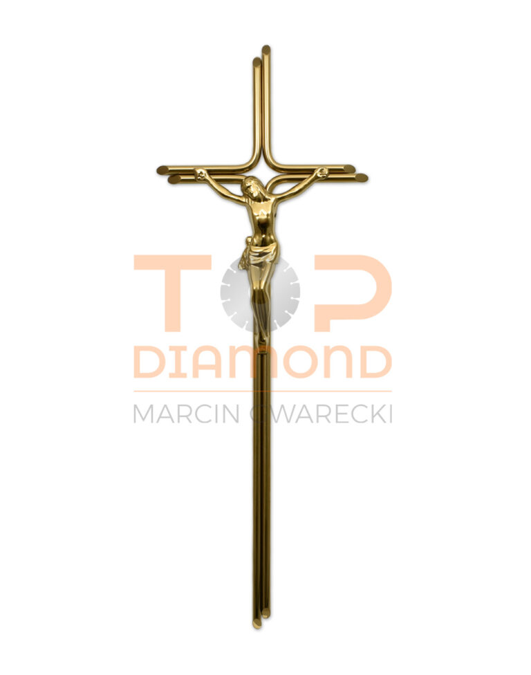 KRZYŻ ZE STALI NIERDZEWNEJ 50cm K/O