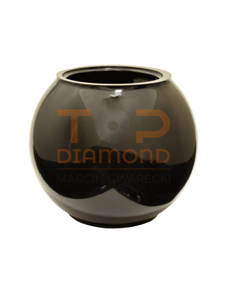 WAZON Z ŻYWICY CZARNY KULA