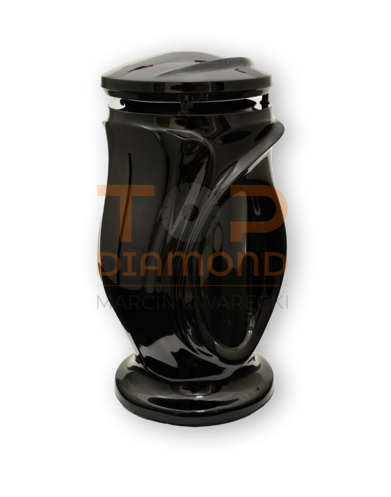 LAMPION ŻYWICA OL ZE SZKŁEM FALA