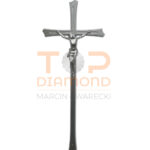 KRZYŻ Z WIZERUNKIEM MOSIĘŻNY CHROM