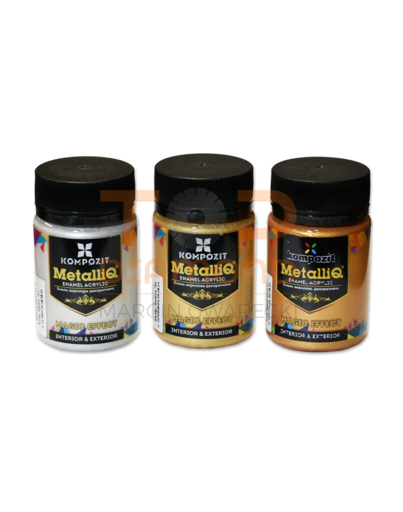 FARBA DO LITER AKRYLOWA KOMPOZIT METALLIQ 70g