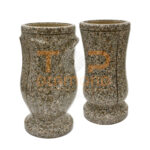 WAZON Z ŻYWICY MROZOODPORNY BRĄZ KRÓLEWSKI