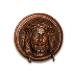 WIZERUNEK CHRYSTUSA GŁOWA - BRĄZ